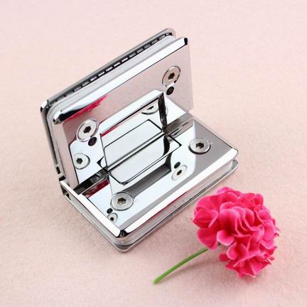 high quality beveled 90 degree glass to glass shower door hinge